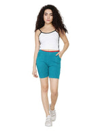 Asmaani Turquoise Color Short Pant with Two Side Pockets | Grab2Buy
