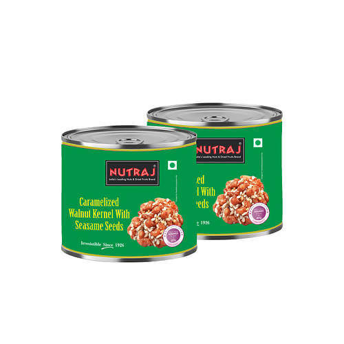 Nutraj Caramelized Walnut Kernels with Sesame Seeds | Grab2Buy