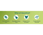 Happi Doggy Dental Chew Care Hip & Joint Support Rosehip & Okra