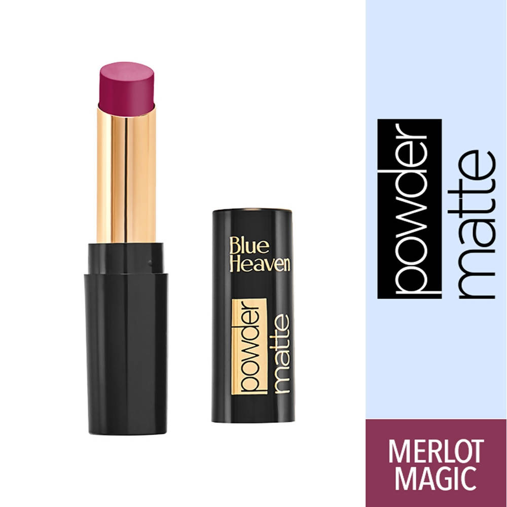 Blue Heaven Powder Matte Lipstick Merlot Magic | Grab2Buy