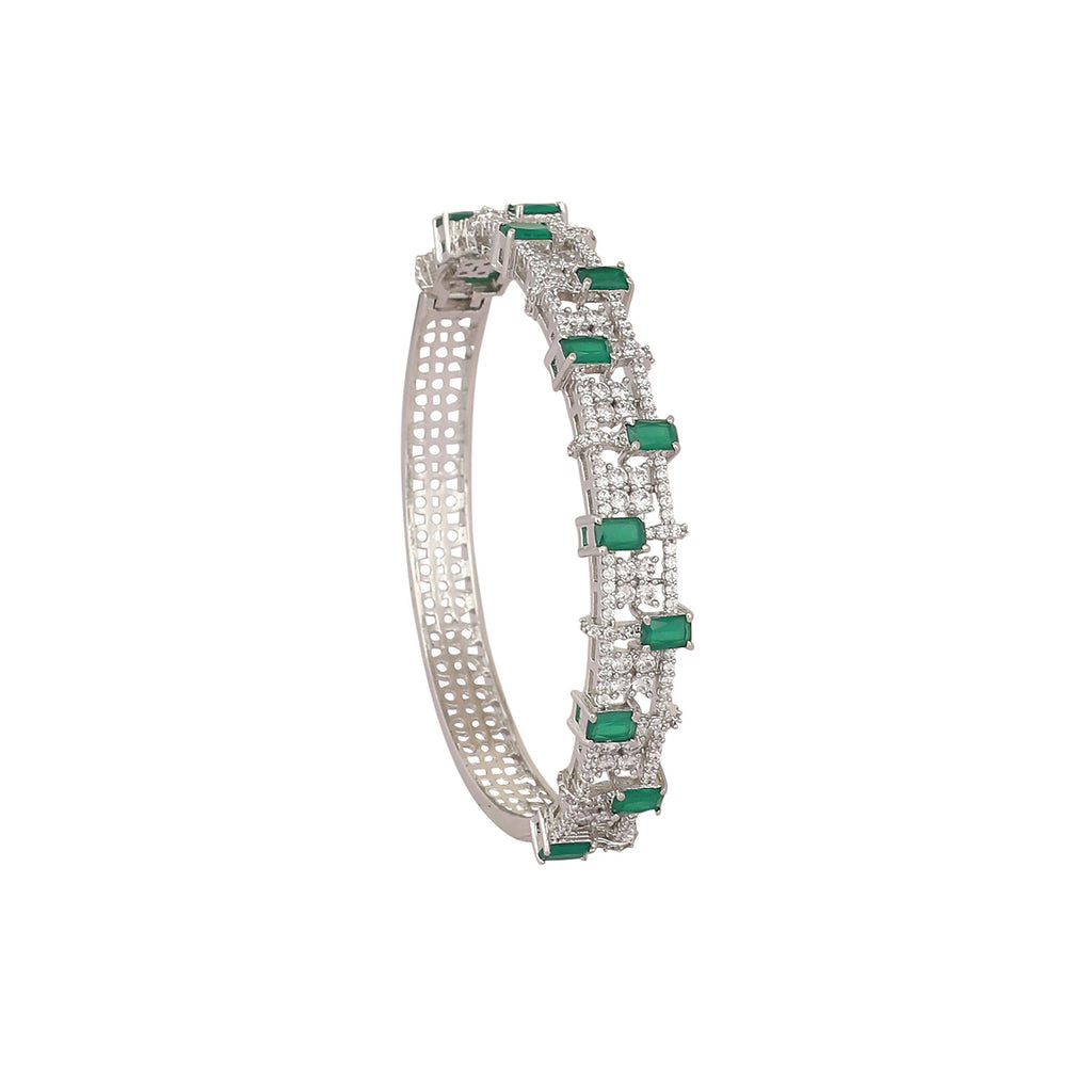 Nuyug Emerald Luxe Anti Tarnish Bangle | Grab2Buy