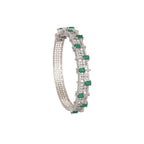 Nuyug Emerald Luxe Anti Tarnish Bangle | Grab2Buy