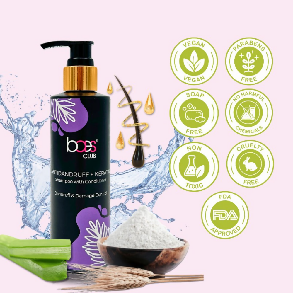 Baes Club Anti Dandruff + Keratin Shampoo | Grab2Buy