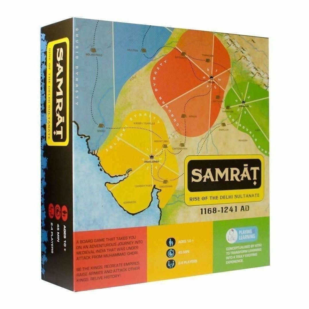 Samrat Strategy Board Game Based on Indian Kings History | Grab2Buy