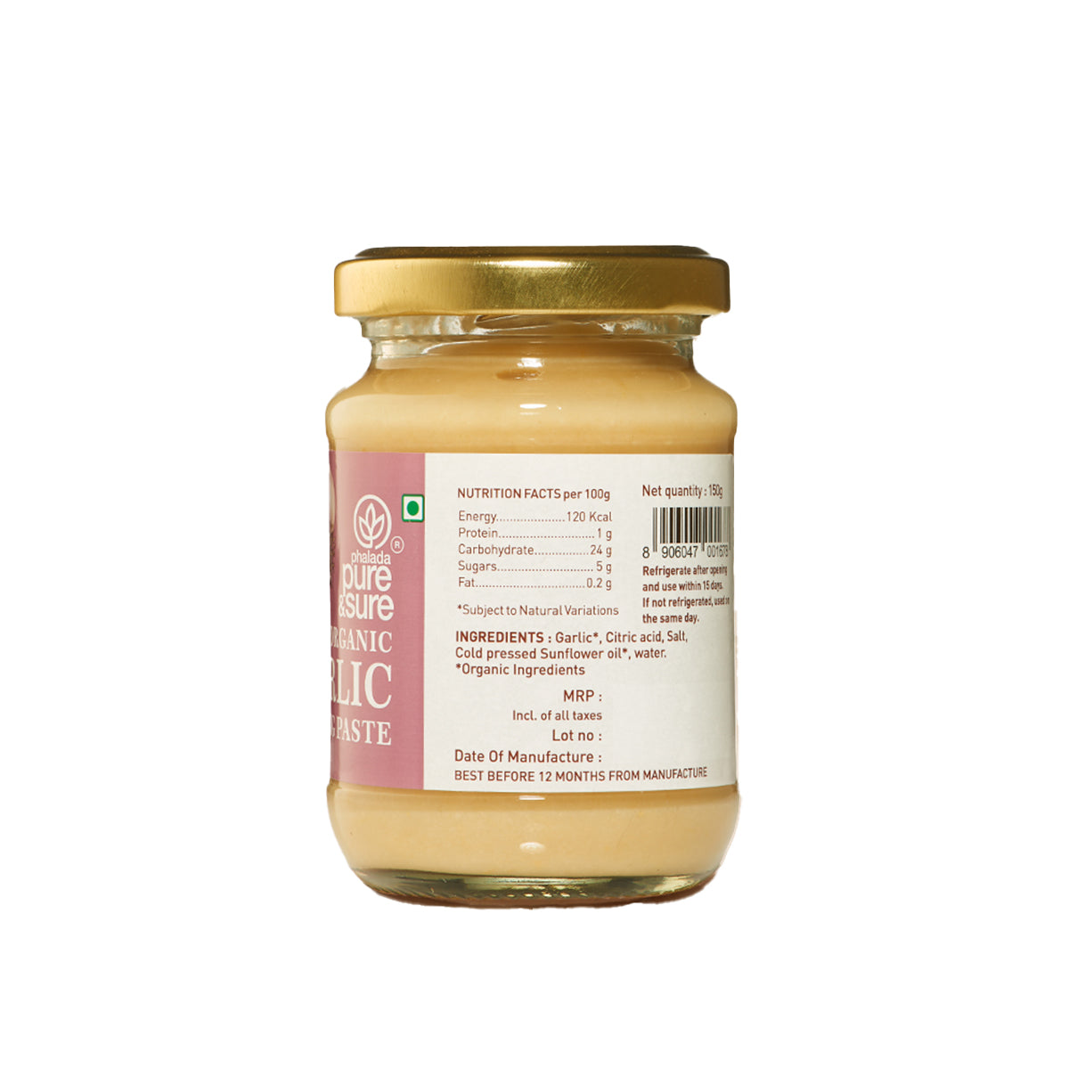 Pure & Sure Organic Garlic Paste | Grab2Buy