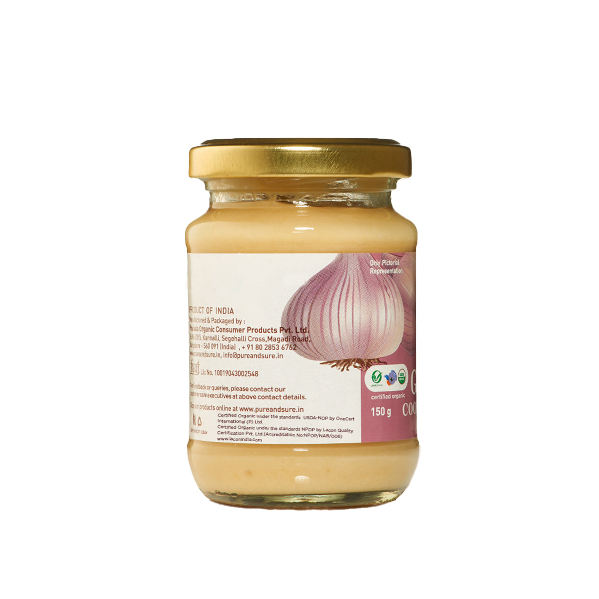 Pure & Sure Organic Garlic Paste | Grab2Buy