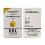 SBL Homeopathy Aurum Muriaticum Natronatum Trituration Tablet | Grab2Buy