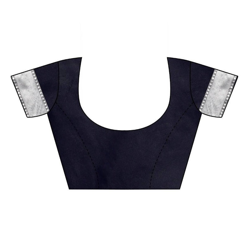 Vamika Banarasi Jacquard Weaving Black Saree (AMEE BLACK) | Grab2Buy
