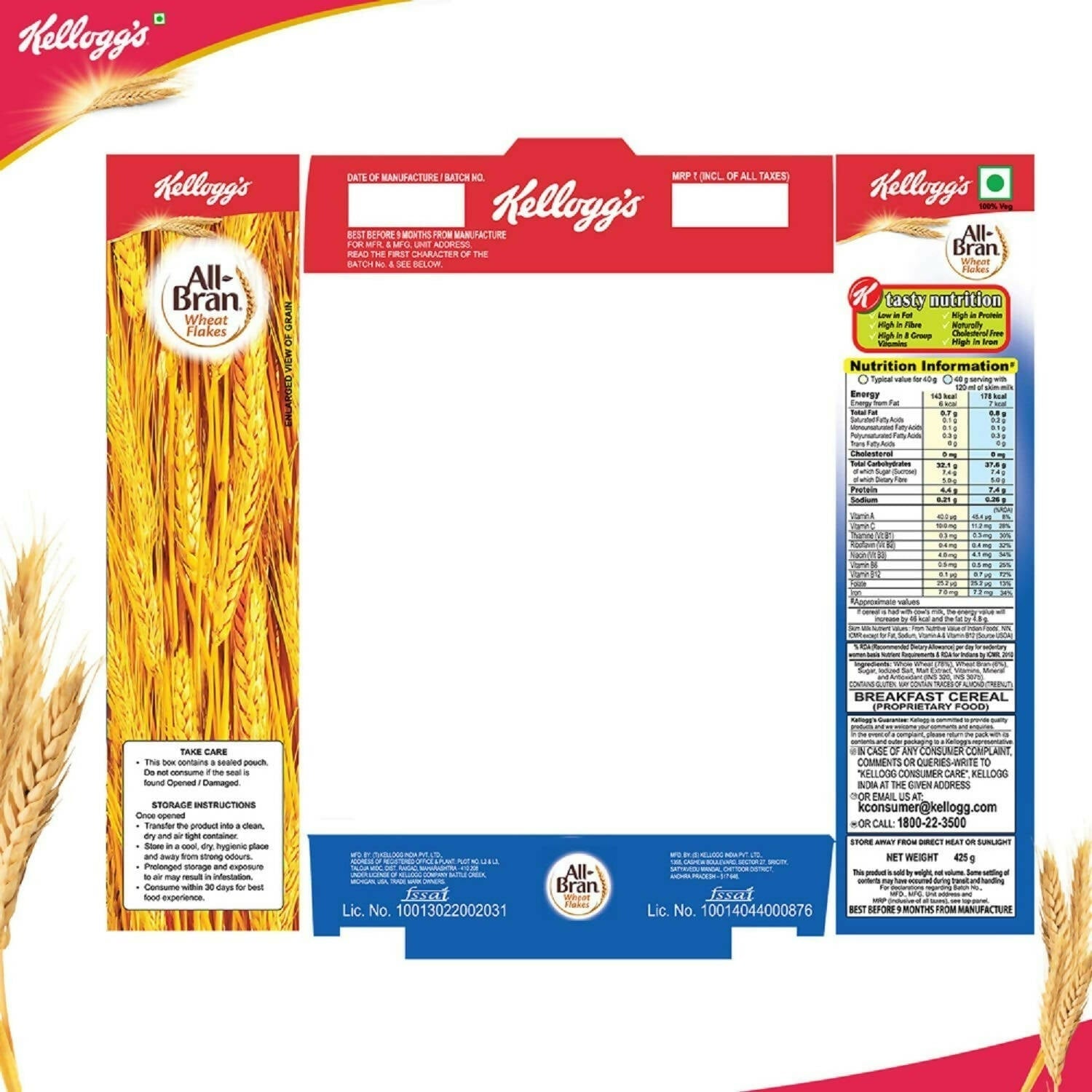 Kellogg’s All Bran Wheat Flakes | Grab2Buy