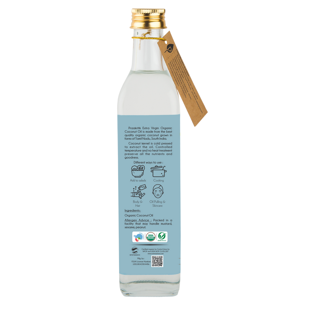 Praakritik Organic Extra Virgin Coconut Oil | Grab2Buy