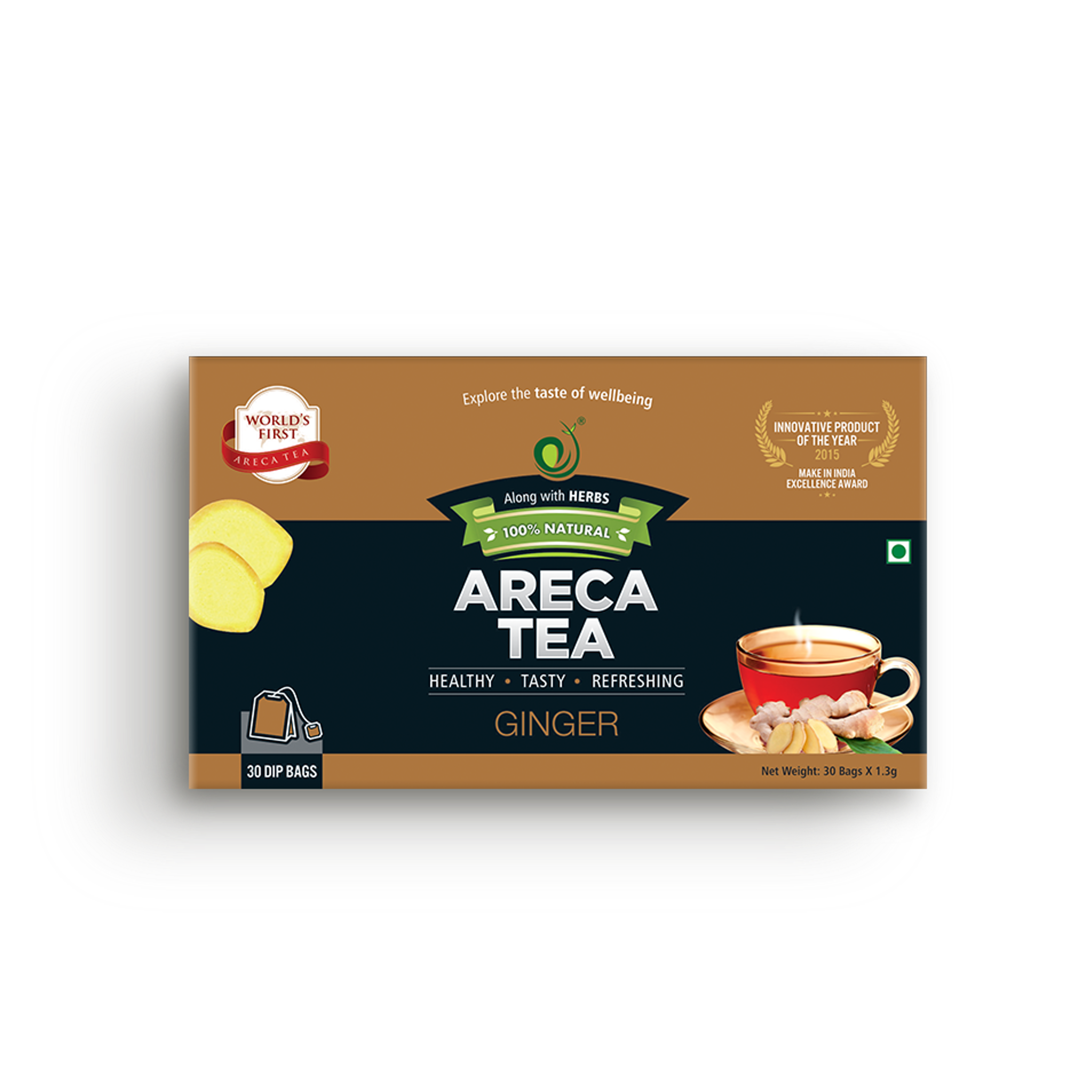 Green Remedies Areca Tea Ginger | Grab2Buy