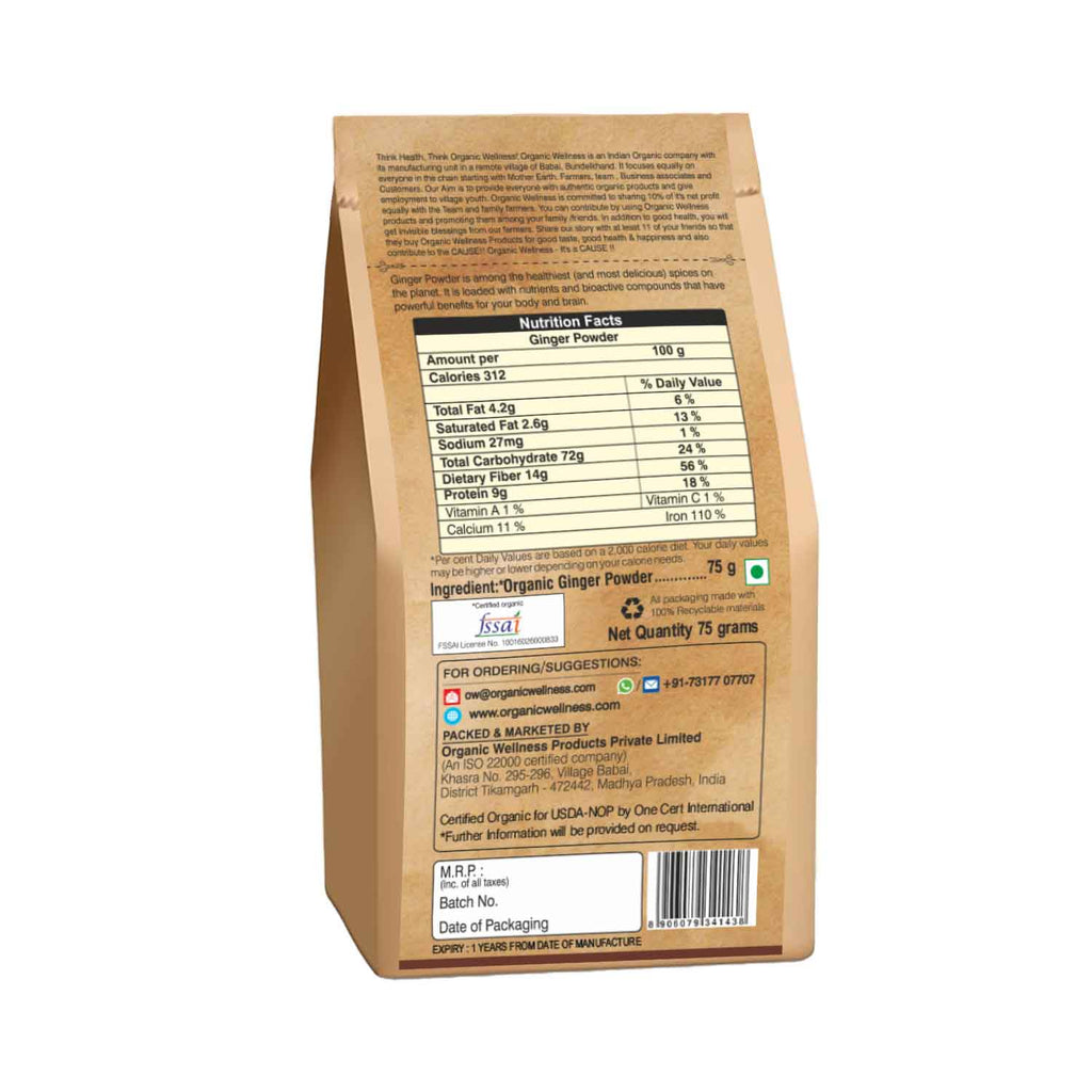 Organic Wellness Ginger Powder | Grab2Buy