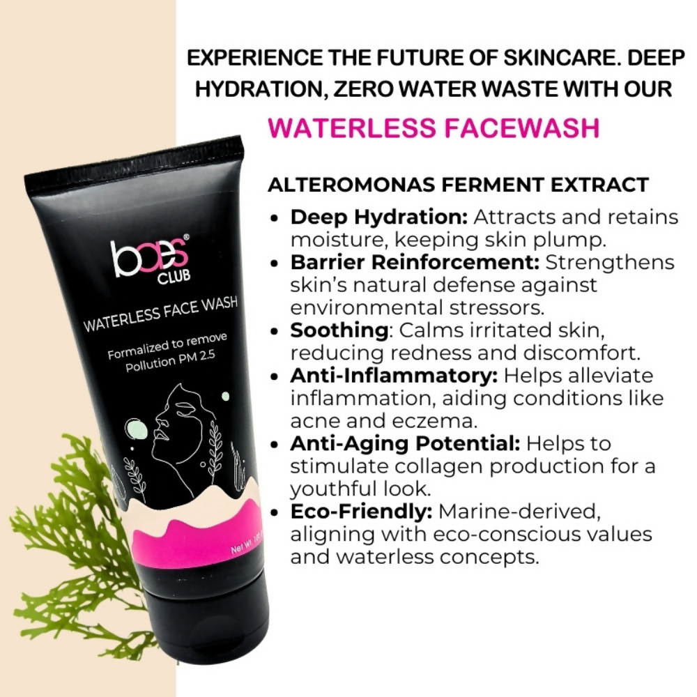 Baes Club Waterless Face Wash Formalized to Remove Pollution PM | Grab2Buy