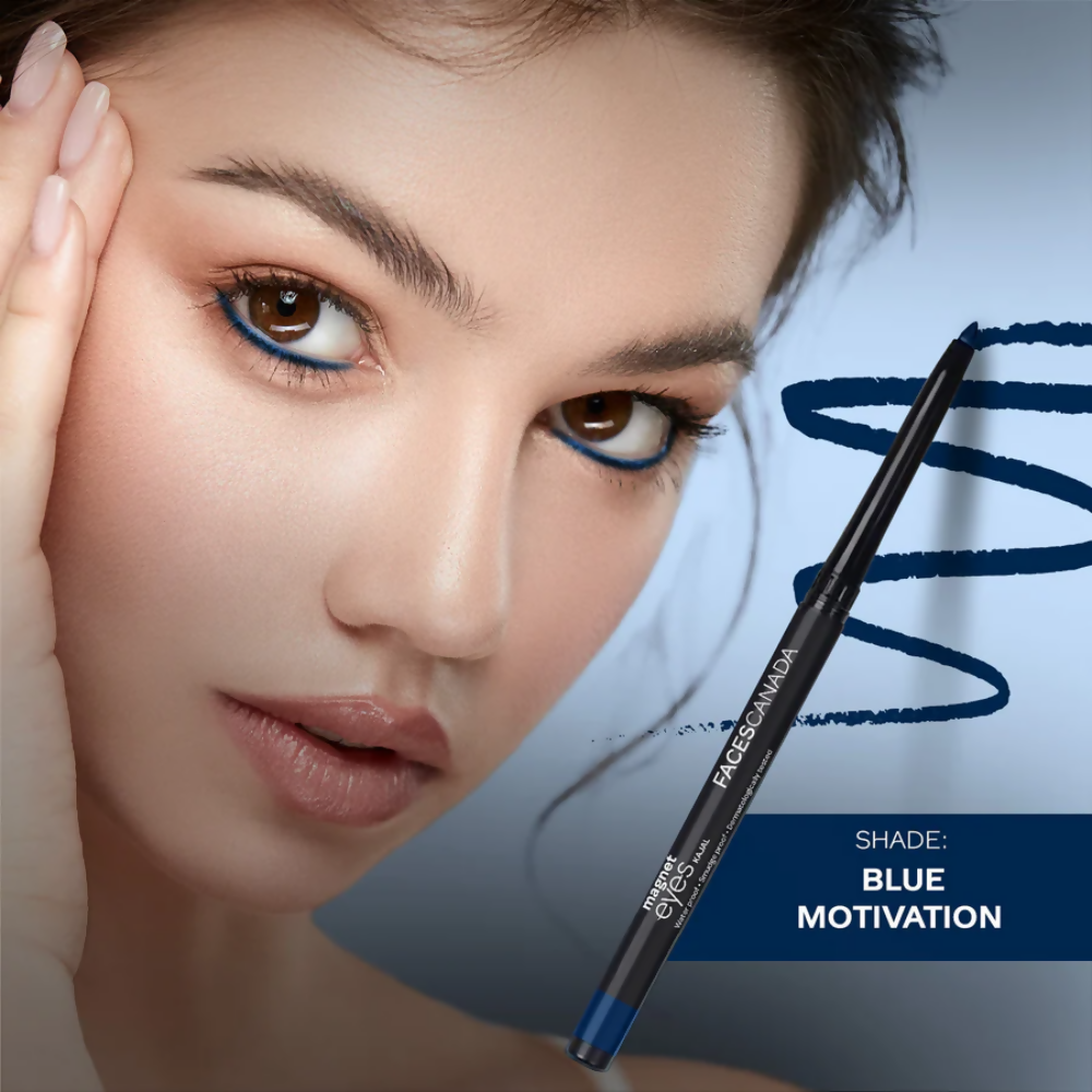 Faces Canada Magneteyes Color Kajal - Blue Motivation 01 | Grab2Buy