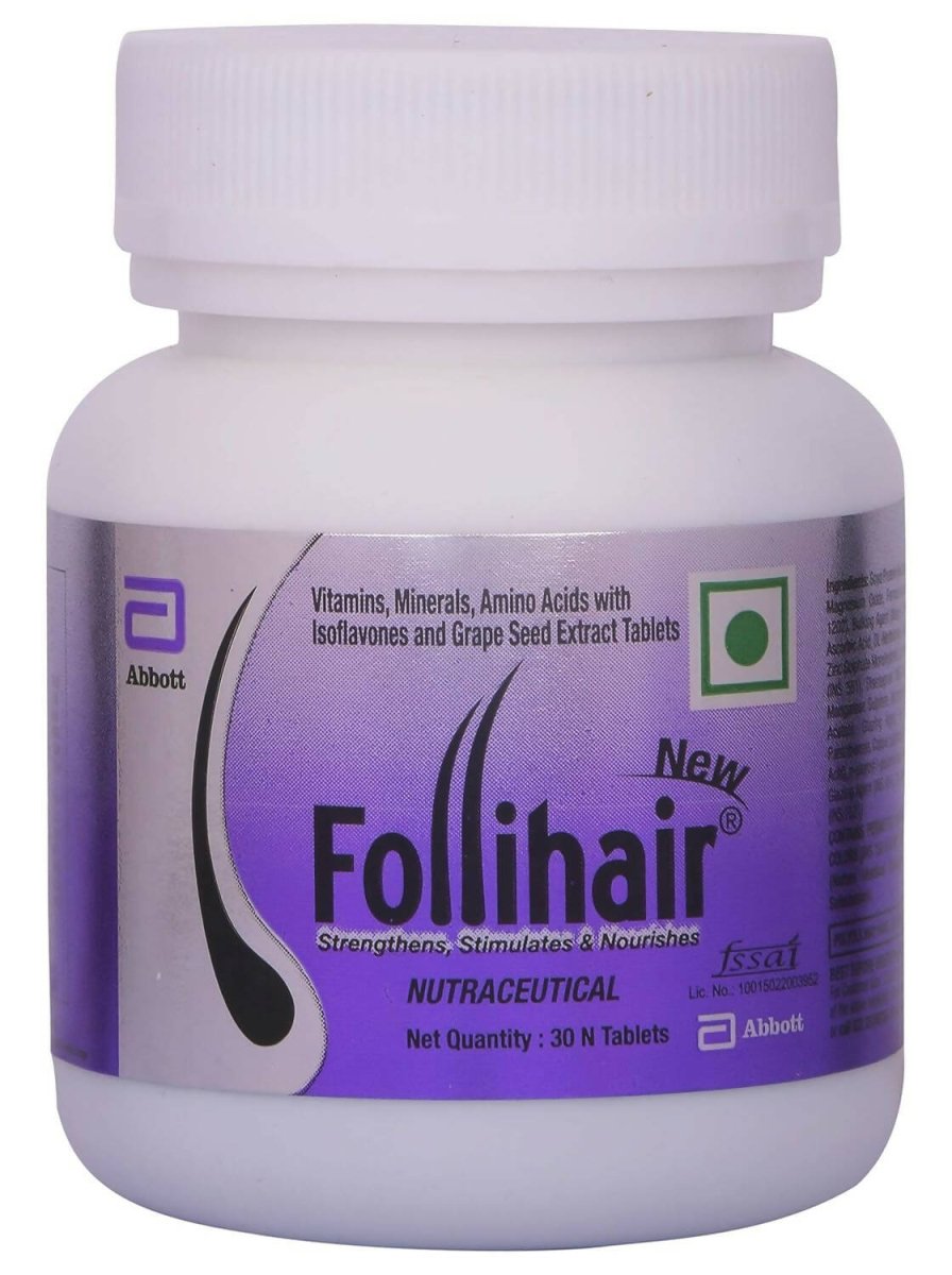Abbott New Follihair Tablets, For Hair Growth | Grab2Buy