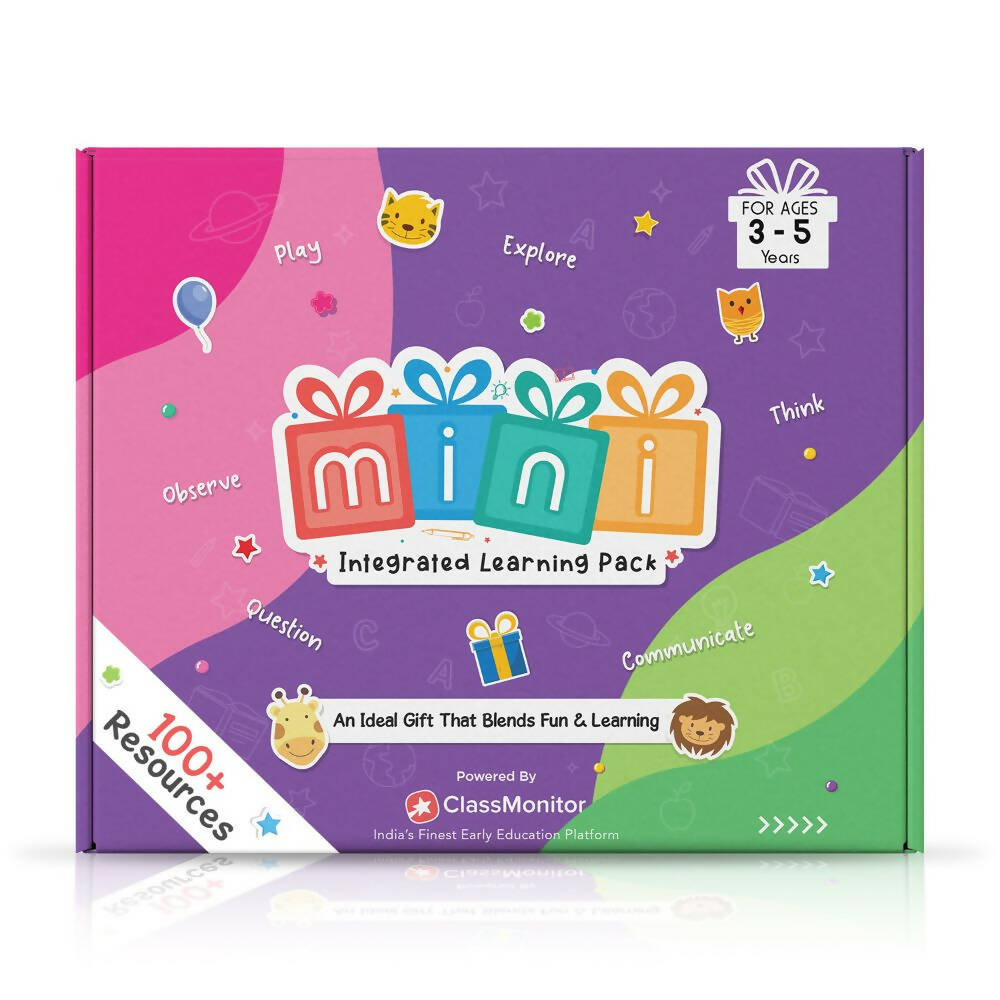 ClassMonitor Mini Learning Kit with Free Mobile App 14+ Learning & Education Topics for Preschool Learning Activities for Age 3 - 5 Years | Grab2Buy