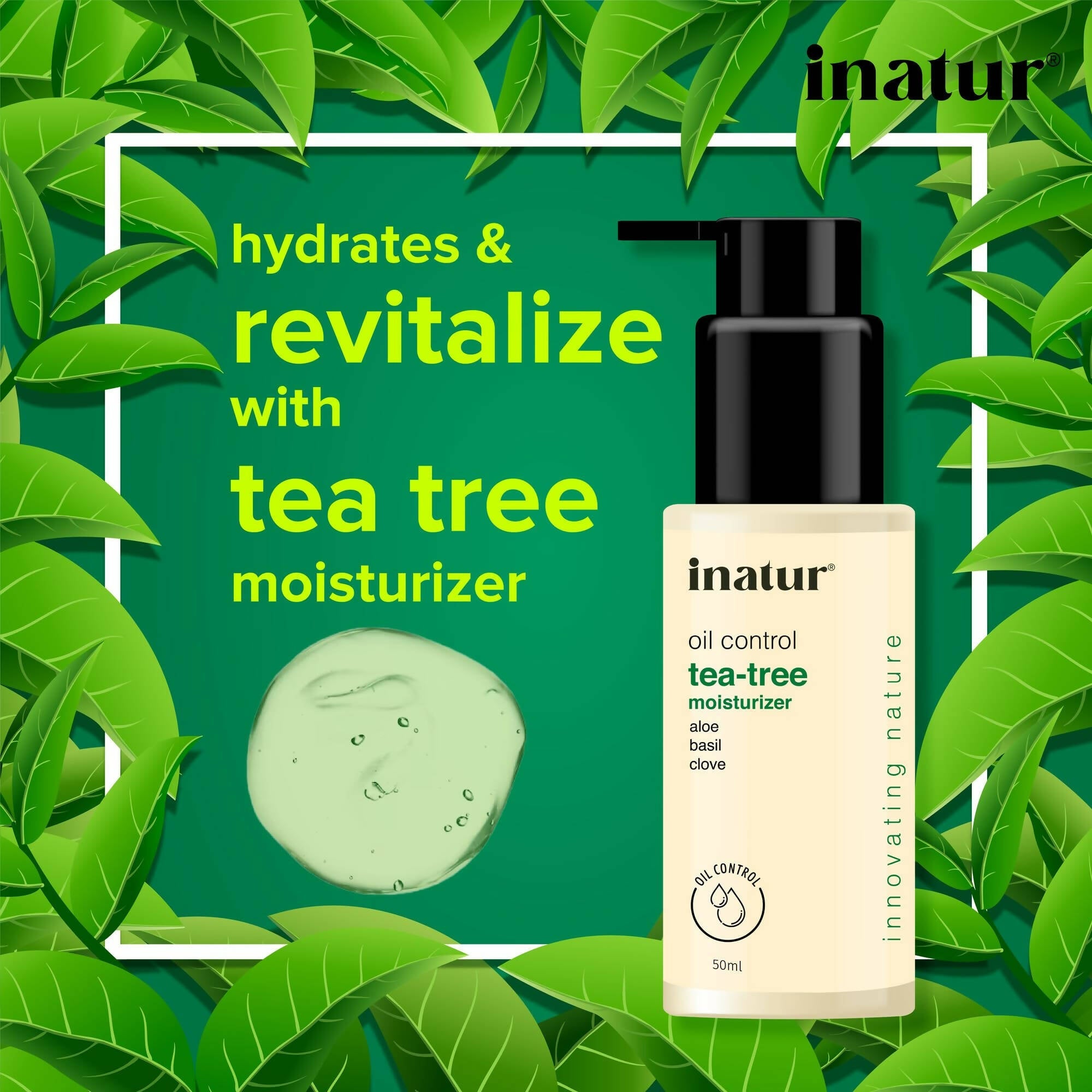 Inatur Tea Tree Facial Gel | Grab2Buy