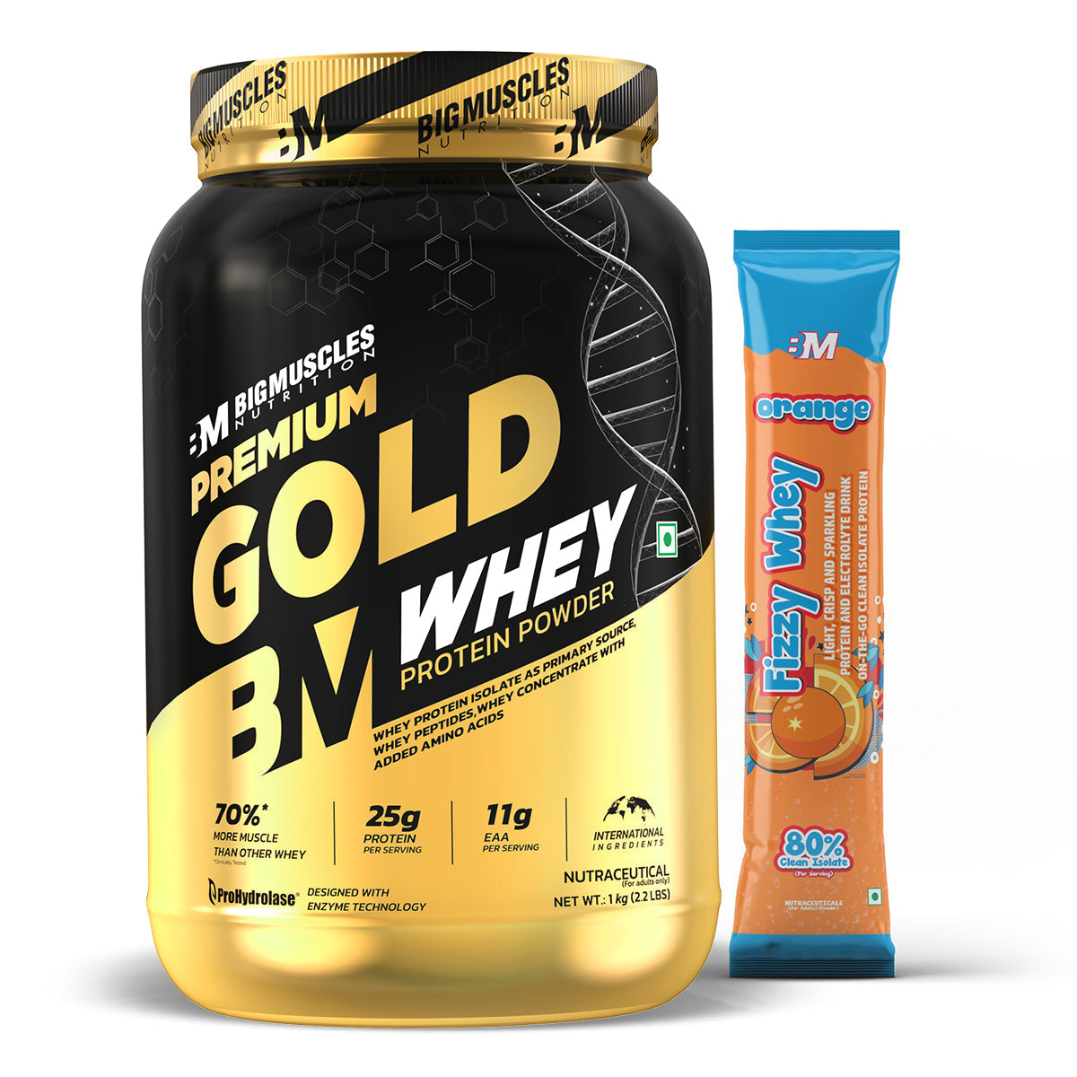 Big Muscles Nutrition Premium Gold Whey Protein | Grab2Buy