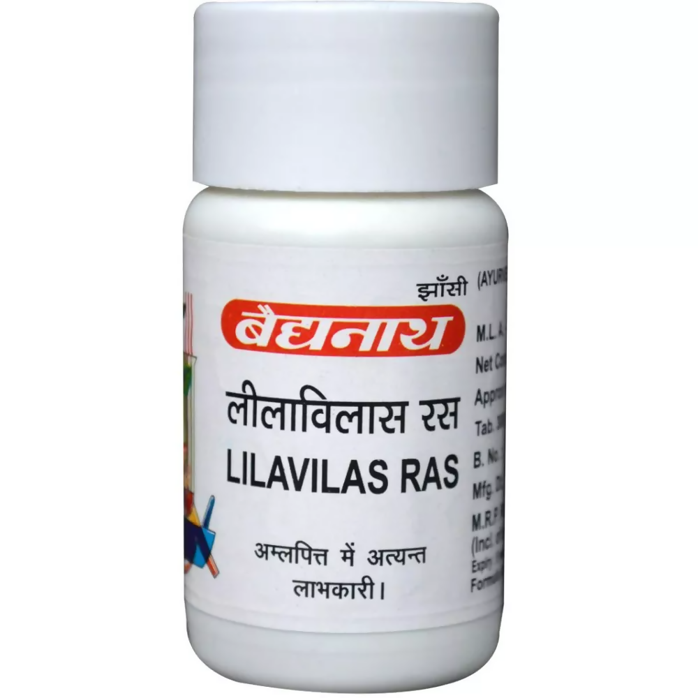 Baidyanath Jhansi Lilavilas Ras Tablets | Grab2Buy