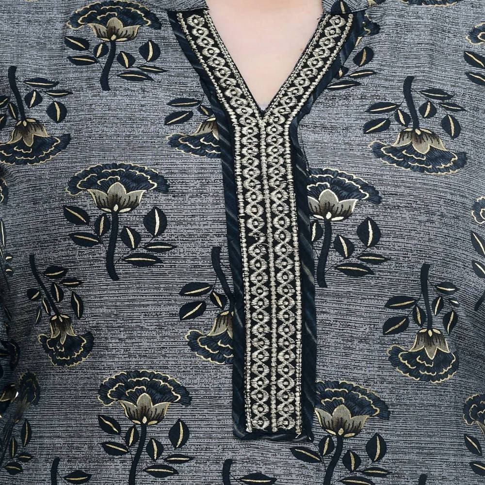 Lagi Women's Black Rayon Straight Printed Kurta & Palazzo (MRP102) | Grab2Buy
