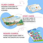 ClassMonitor Phonics Learning Kit with Free Mobile App with Home-Learning Educational kit for Kids of Age 3 Years | Grab2Buy