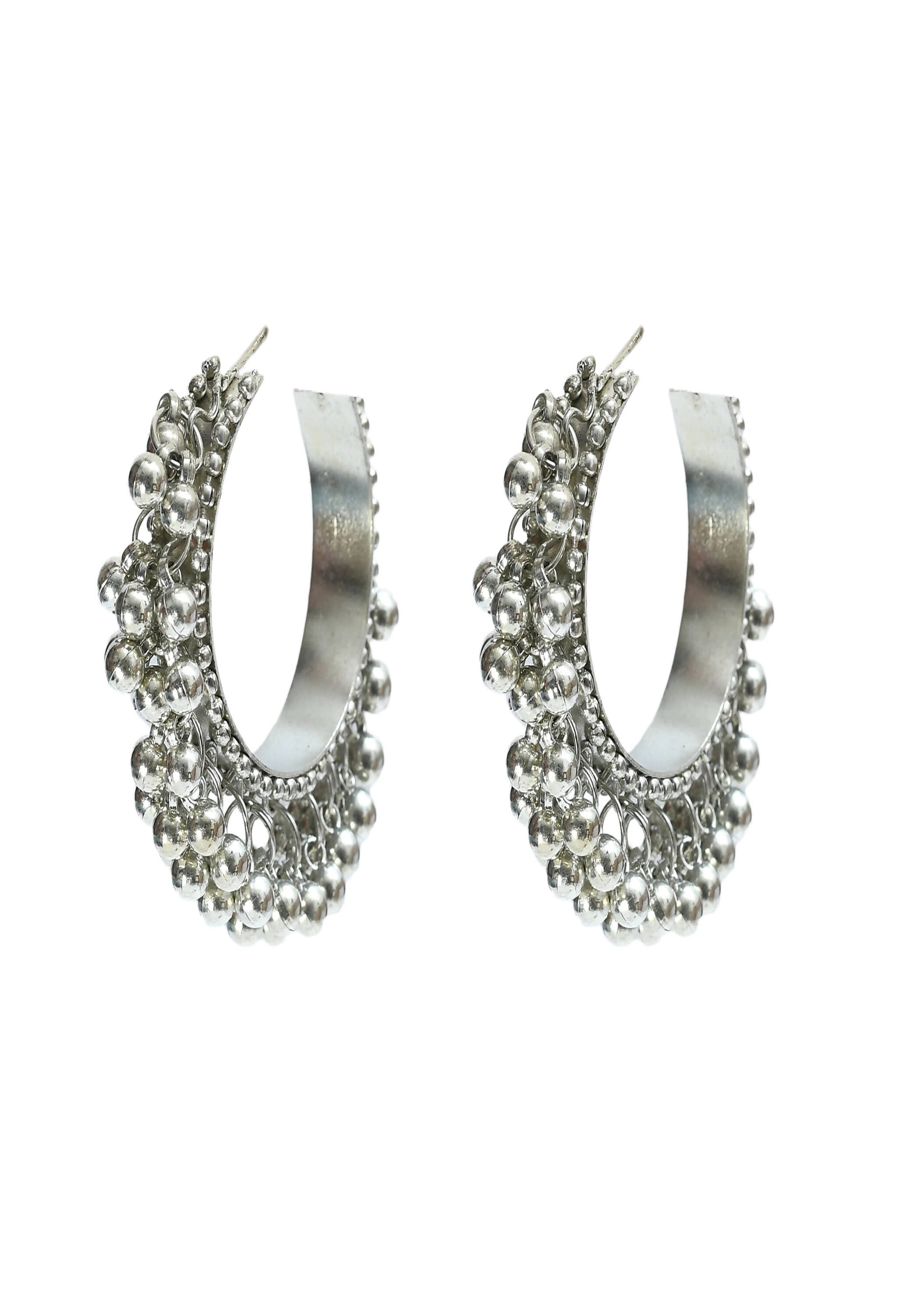 Mominos Fashion Johar Kamal Women's Oxidised Ghungroo Earrings | Grab2Buy