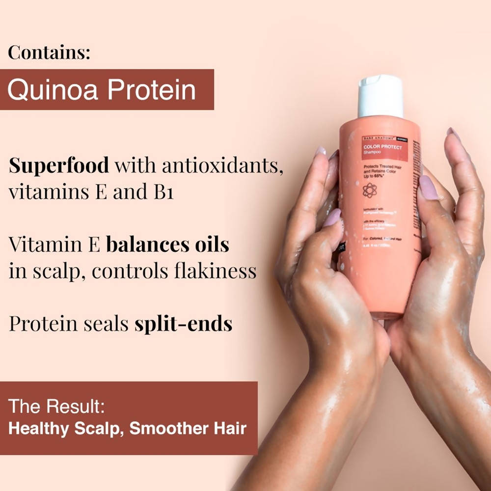 Bare Anatomy Expert Color Protect Shampoo For Dry & Frizzy Hair, Retains Color Upto 8 Weeks | Grab2Buy
