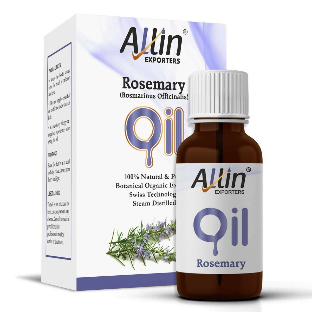 Allin Exporters Rosemary Essential Oil for Hair & Skin | Grab2Buy