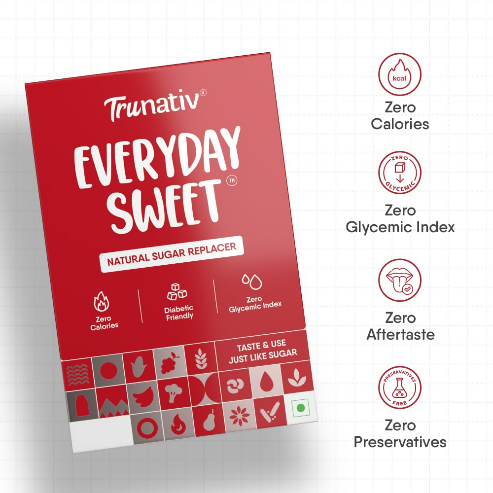 Trunativ Everyday Sweet Monkfruit Sweetener Powder | Swadesiicart
