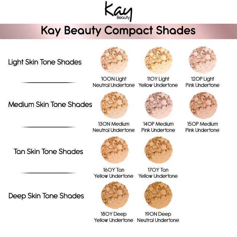 Kay Beauty By Katrina Kaif Matte Compact - 140P Medium | Grab2Buy