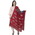 A R Silk Silk Peacock Multi Fancy Dupatta Color Mehroon Dupatta or Chunni | Grab2Buy