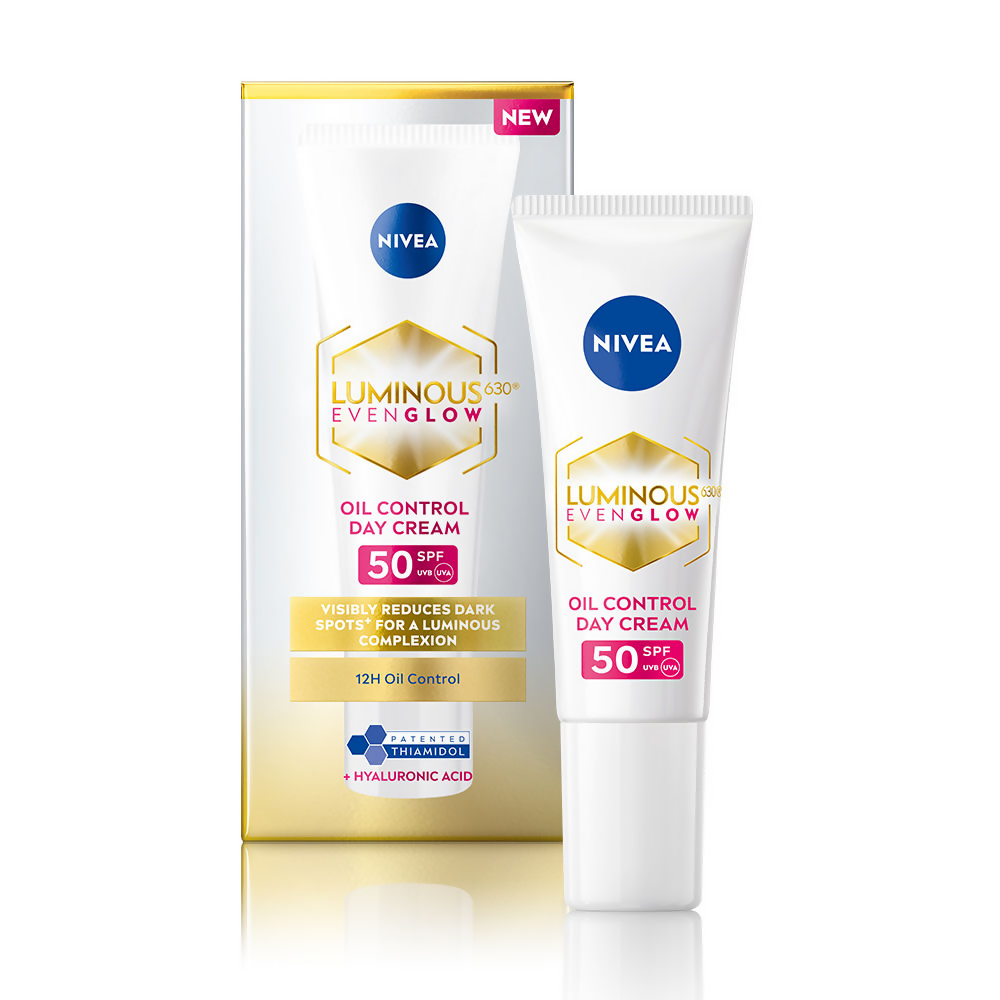 Nivea Luminous Even Glow Oil Control Day Cream SPF 50 | Grab2Buy