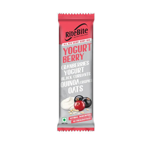 RiteBite Max Protein Yogurt Energy Berry Nutrition Bar | Grab2Buy
