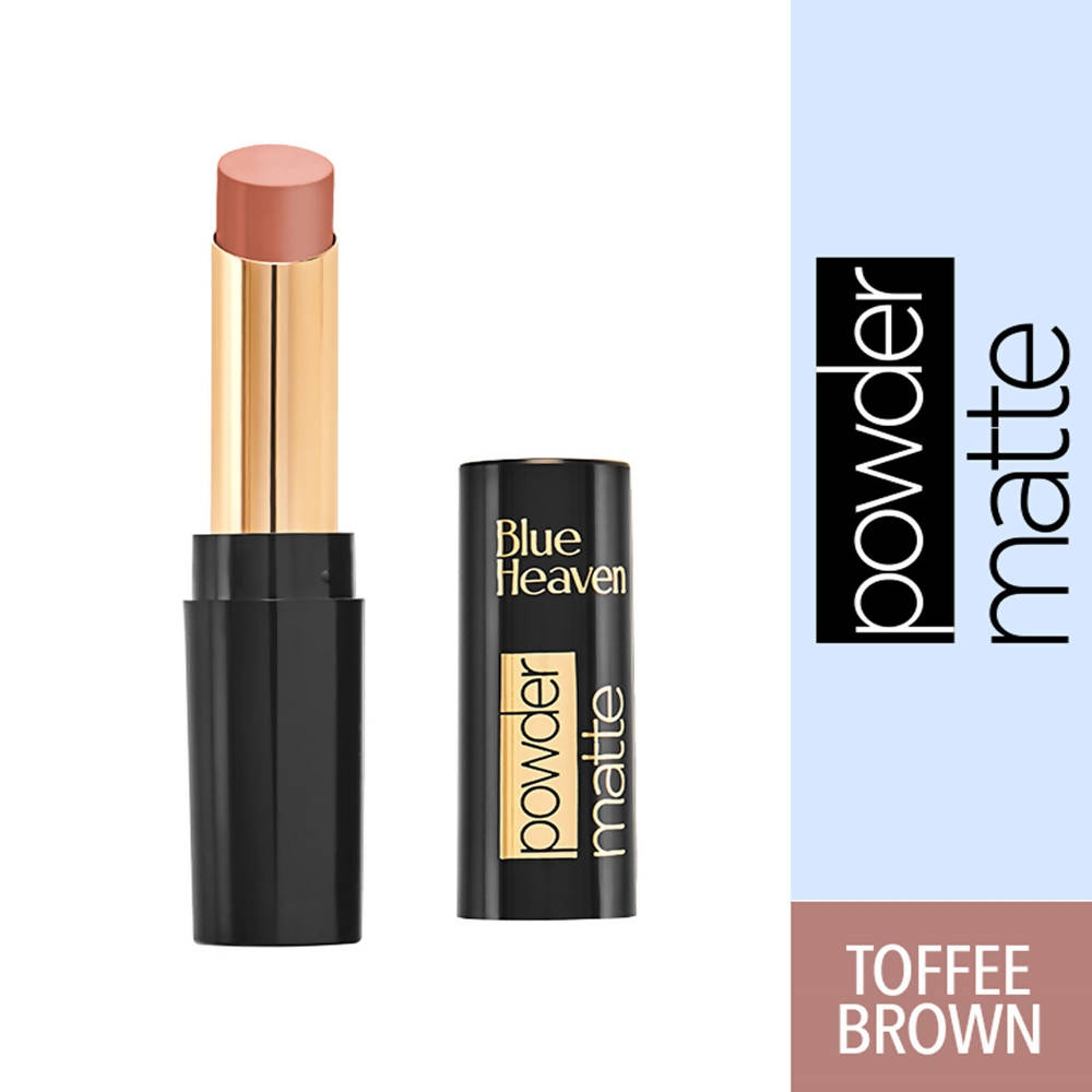 Blue Heaven Powder Matte Lipstick Toffee Brown | Grab2Buy