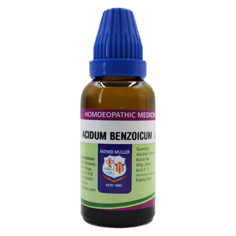 Father Muller Acidum Benzoicum Mother Tincture Q | Grab2Buy