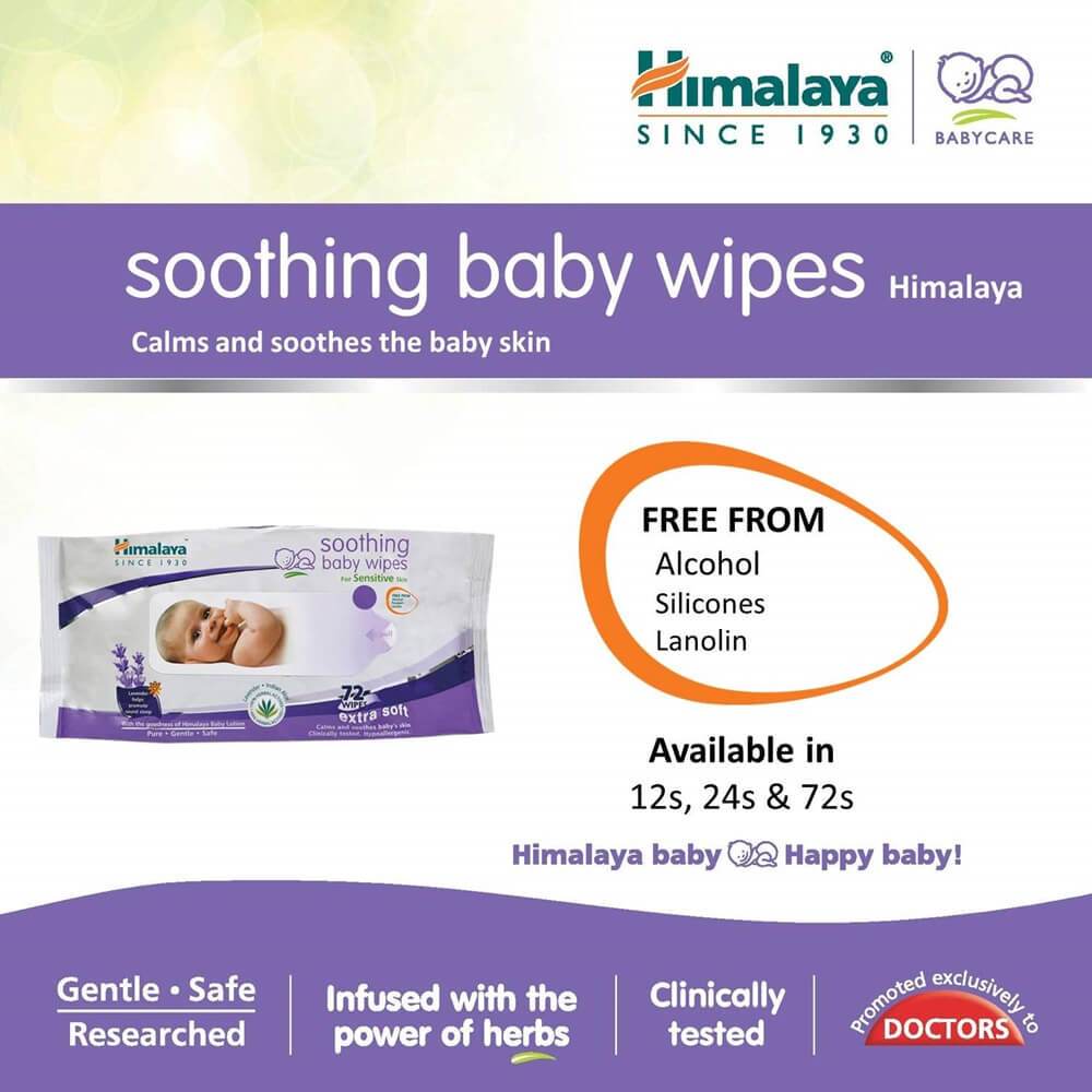 Himalaya Herbals - Soothing Baby Wipes | Grab2Buy