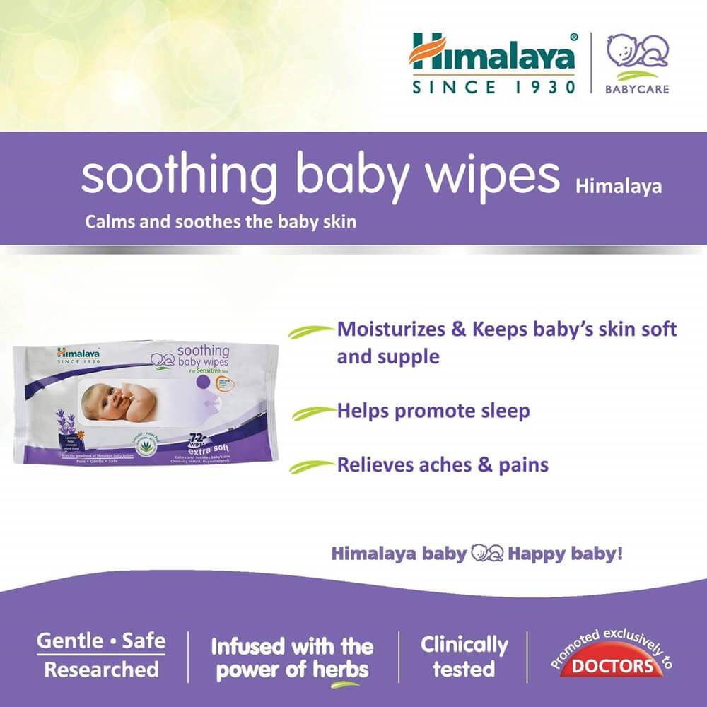 Himalaya Herbals - Soothing Baby Wipes | Grab2Buy