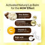WOW Skin Science Shea Butter & Ceramides Repairing Lip Balm with SPF 50 | Grab2Buy