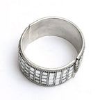 Mominos Fashion Kamal Johar Oxidised Mirror work Design Bracelet | Grab2Buy