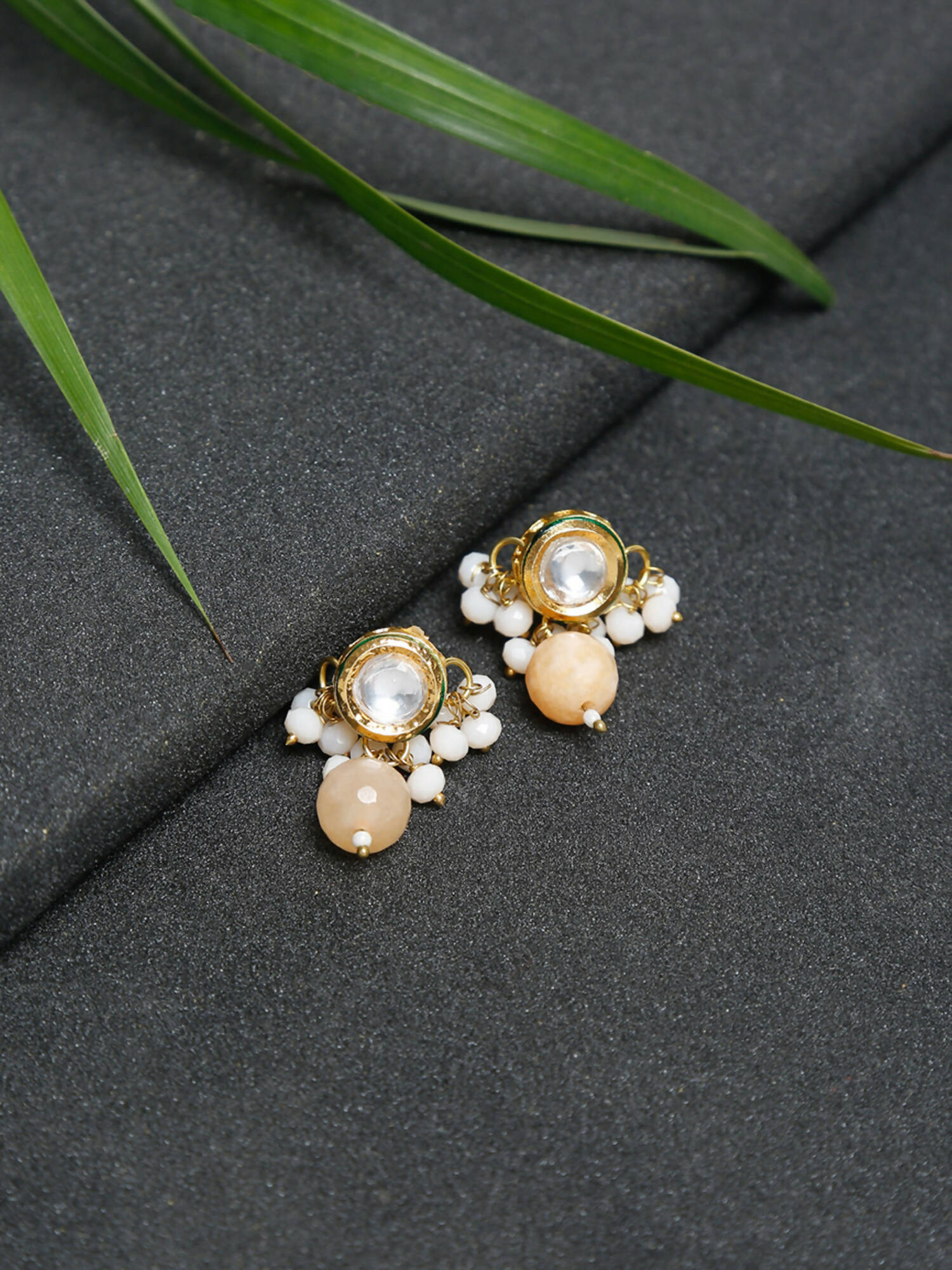 Kundan Studs - Ruby Raang | Grab2Buy