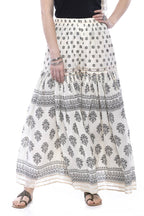 Mominos Fashion Cotton Block Print With Lace Work Off White Palazzo | Grab2Buy