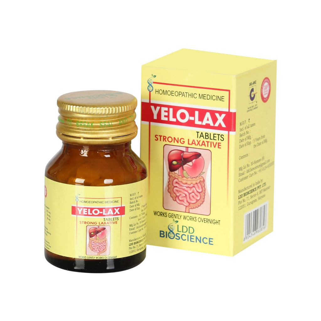 LDD Bioscience Homeopathy Yelo-Lax Tablets | Grab2Buy