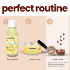 TuCo Intelligent Kids Brown Cocoa Triple Tint Lip, Cheek & Eyeshadow Balm