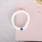 NVR Men & Women Evil Eye Crystal Elasticated Bracelet | Grab2Buy