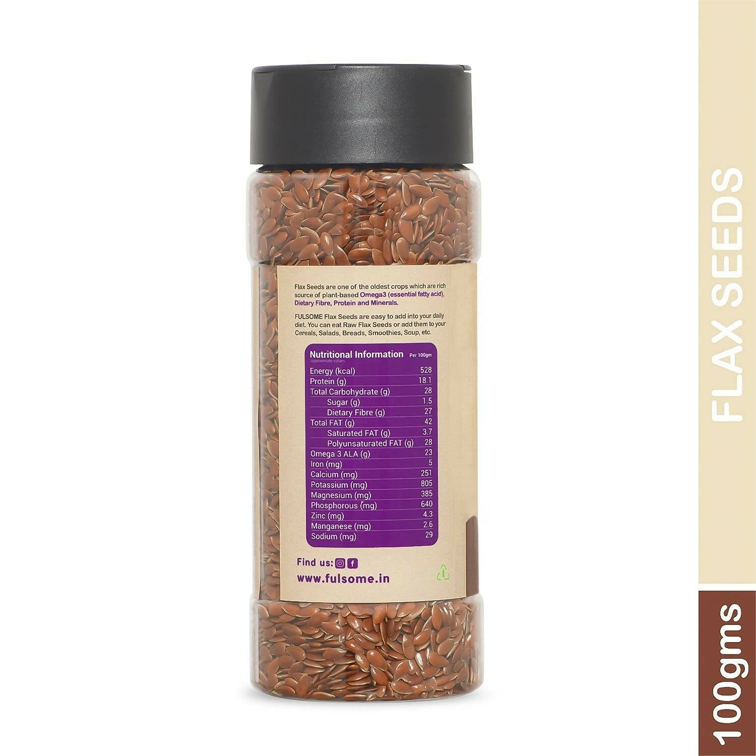 Fulsome Raw Flax Seeds | Grab2Buy