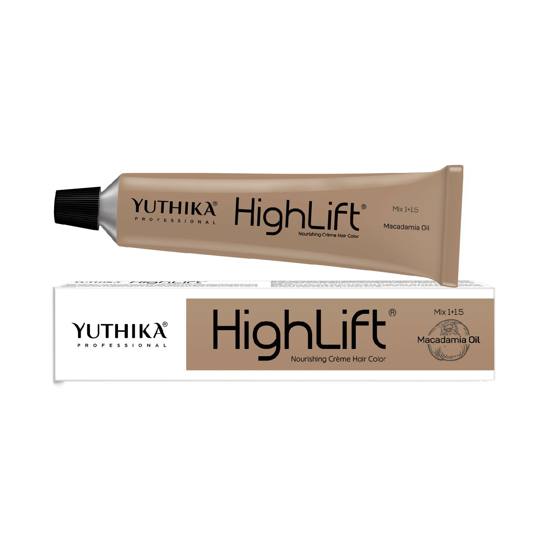 Yuthika Professional High lift Creme Hair Colour 12.5 Very Light Mahogany Brown | Grab2Buy