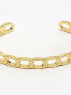 NVR Men's Gold Plated Cuff Bracelet | Grab2Buy