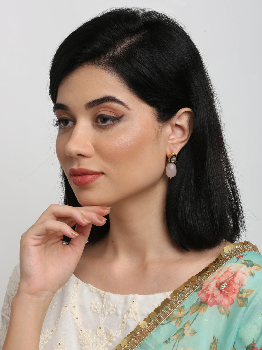 Kundan Studs - Ruby Raang | Grab2Buy