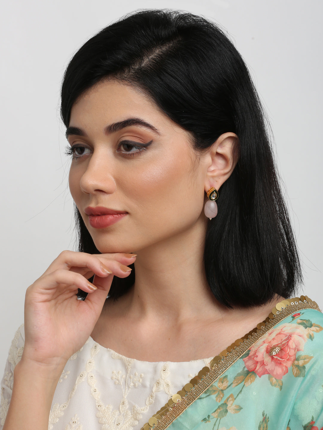 Kundan Studs - Ruby Raang | Grab2Buy