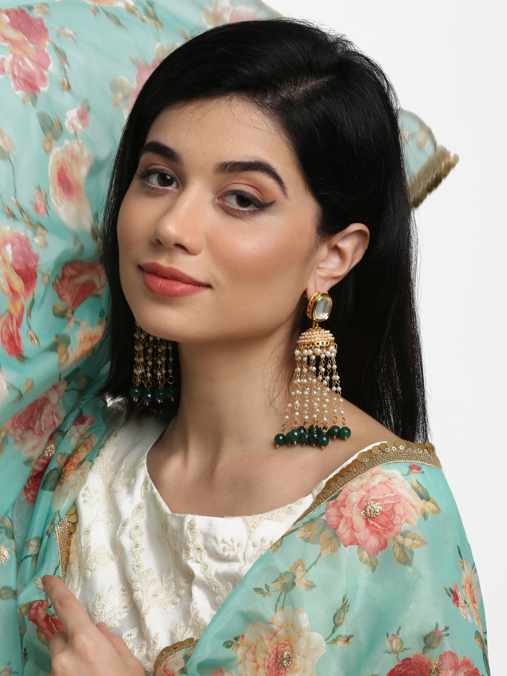 Kundan Earrings - Ruby Raang | Grab2Buy